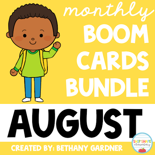 August Boom Cards Bundle